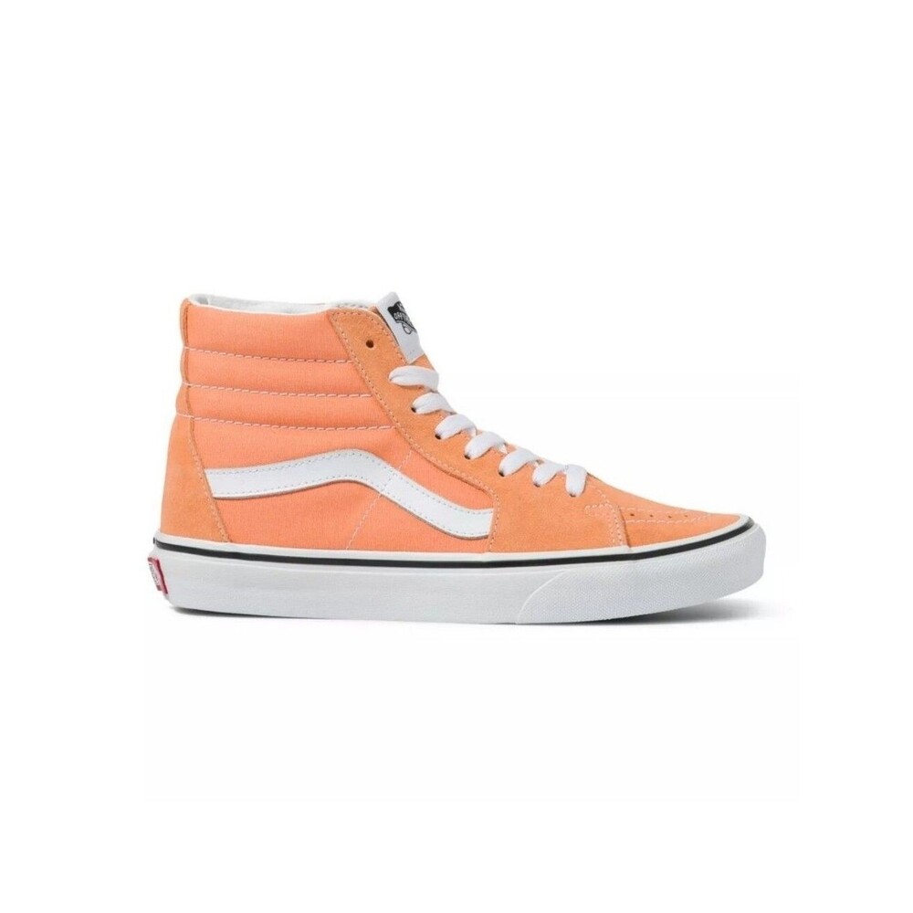 Vans Sk8-Hi Cadmium Orange / True White Sneakers - Size 7.5 Mens